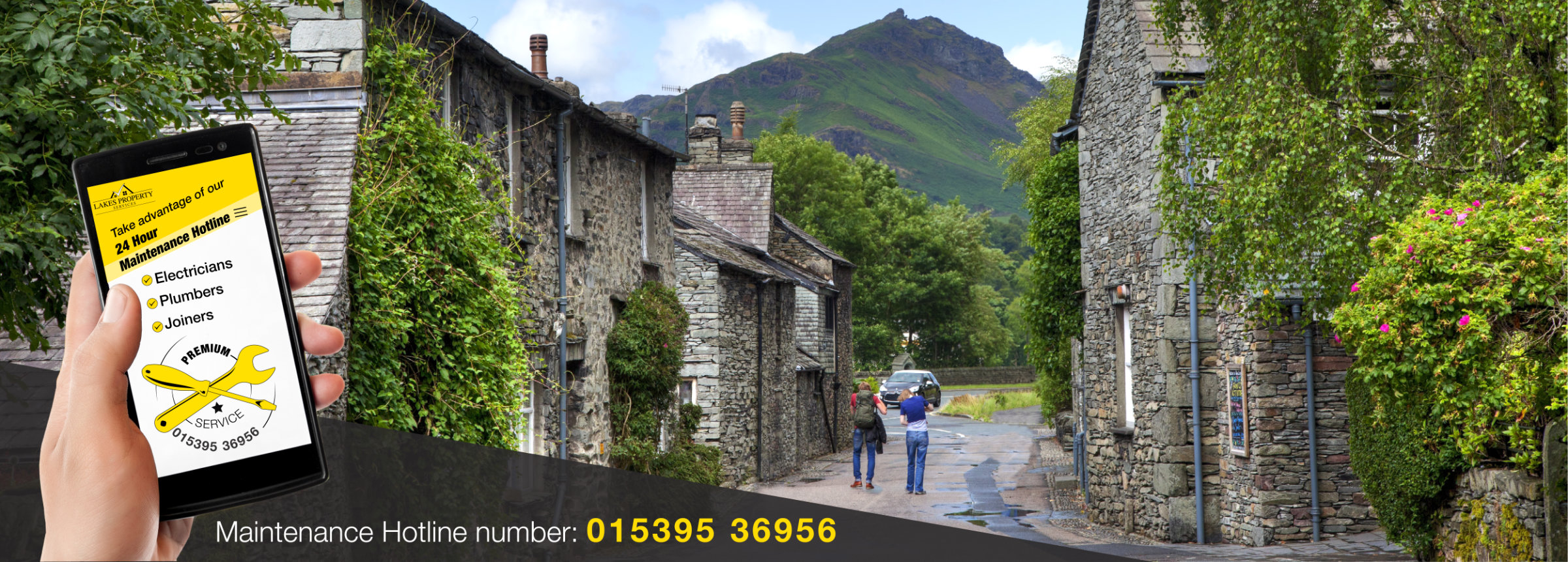 Grasmere Village, The Lake District, Cumbria, England