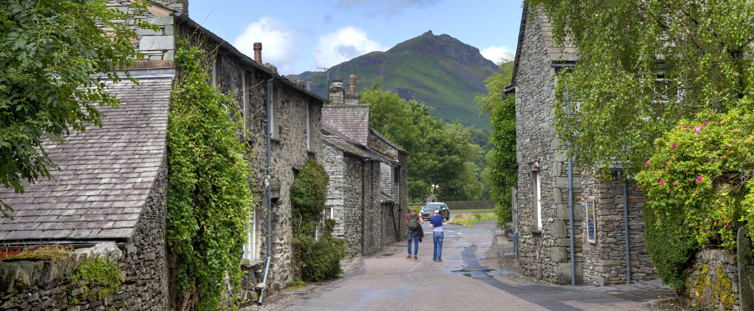 Grasmere,Village,,The,Lake,District,,Cumbria,,England
